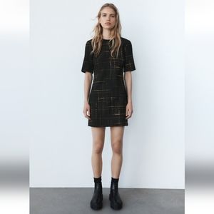 Zara Textured Short Dress